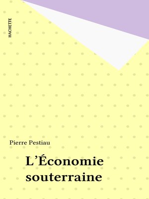 cover image of L'Économie souterraine
